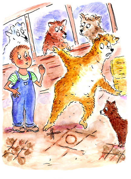 Tic-Tac-Alpaca vicky rubin illustration