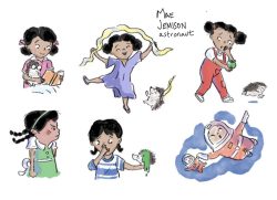 mae jemison astronaut as child character sheet