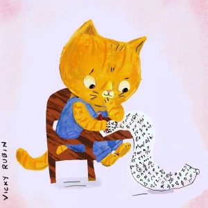 cat illustration vicky rubin